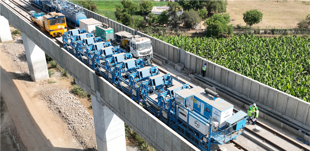 Mechanised Trackworks for Mumbai-Ahmedabad High-Speed Rail, Gujarat